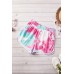 Pink Tie-dye Terry Shorts