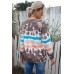 Tie-dyed Print Crew Neck Pullover Sweatshirt with Pocket